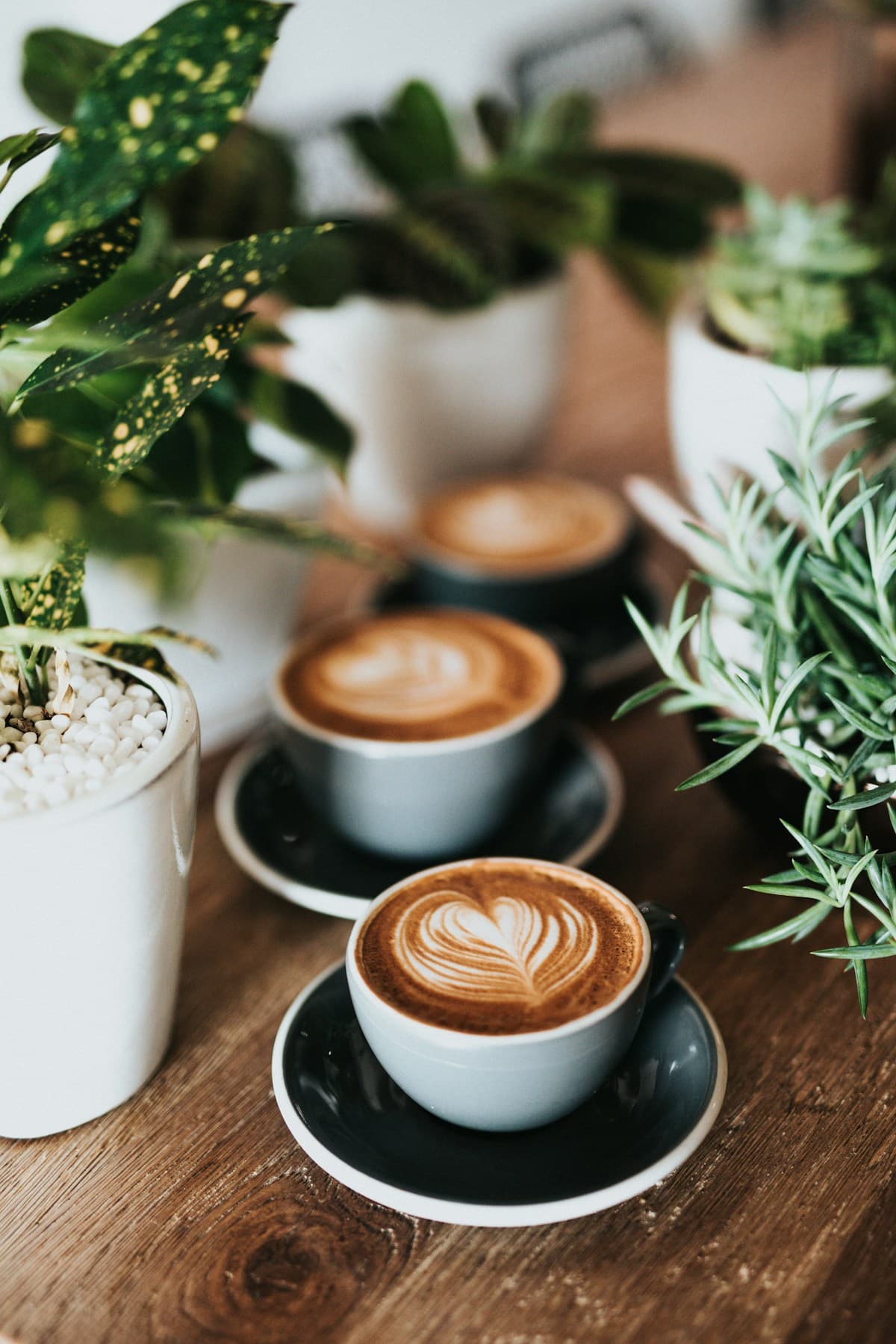 Hands warming around ceramic cup